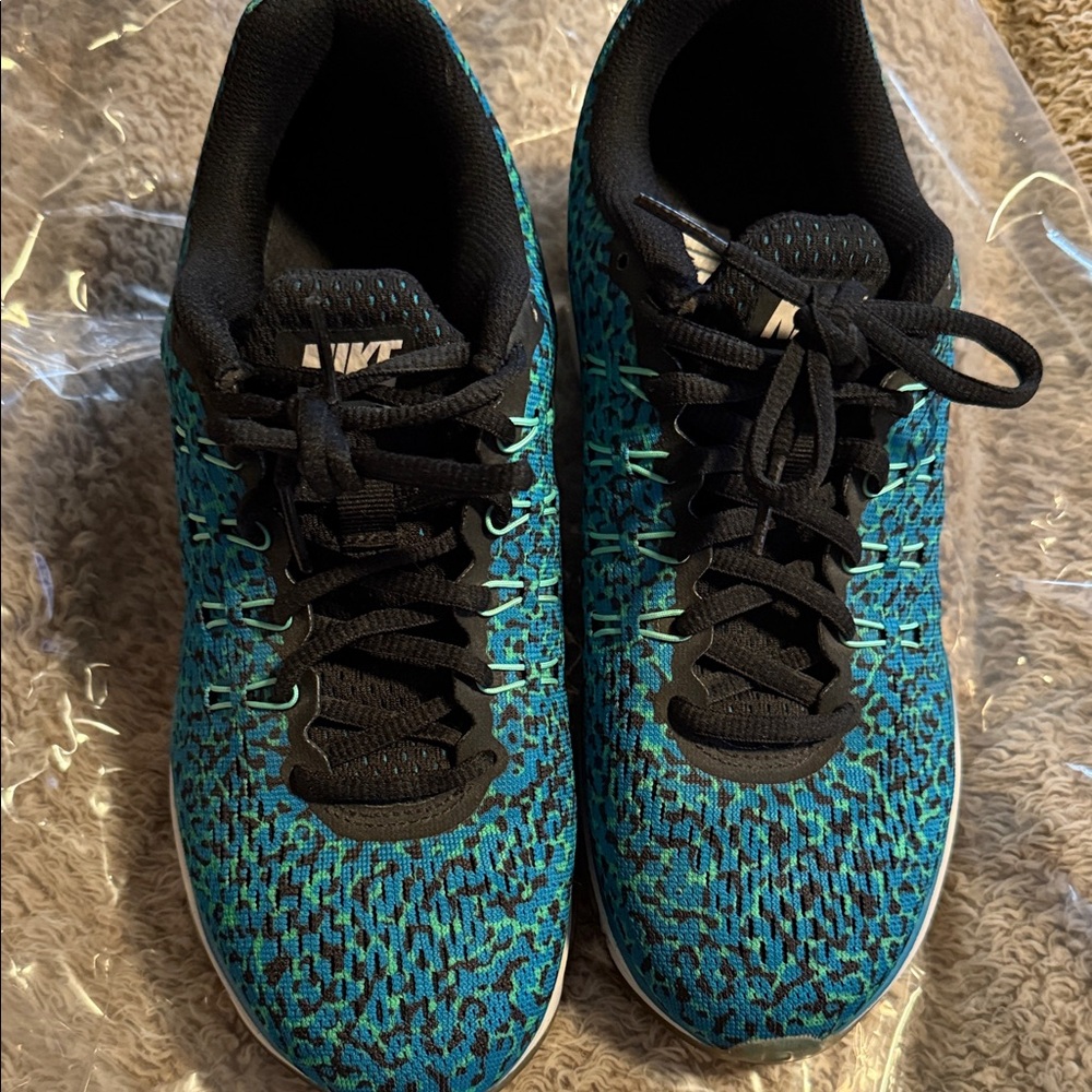 Nike Teal and Black Running Shoes